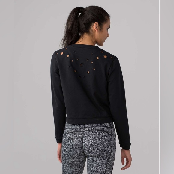 Lululemon Space Crew (Eyelet) - Black - Picture 3 of 4